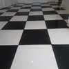 Black & White Ceramic Tiles In Hall
