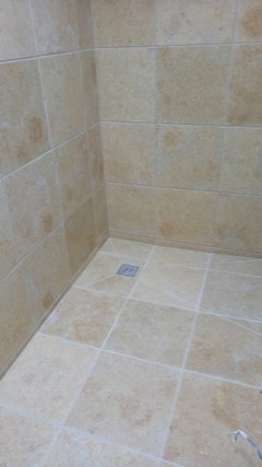 Travertine Wet-Room - Waterproofed